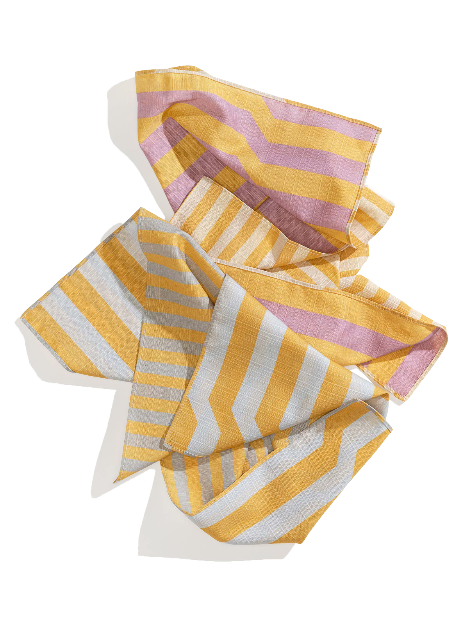 Dinner Napkins Double Sided Stripe - Quiet Season